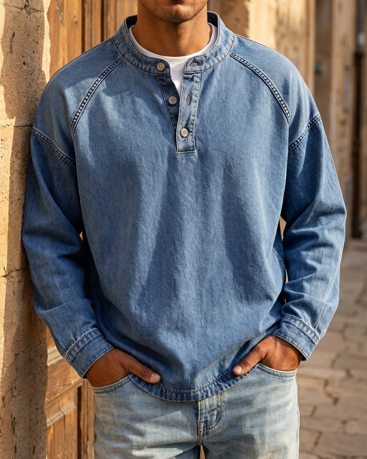 Raffaele Henley Sweatshirt