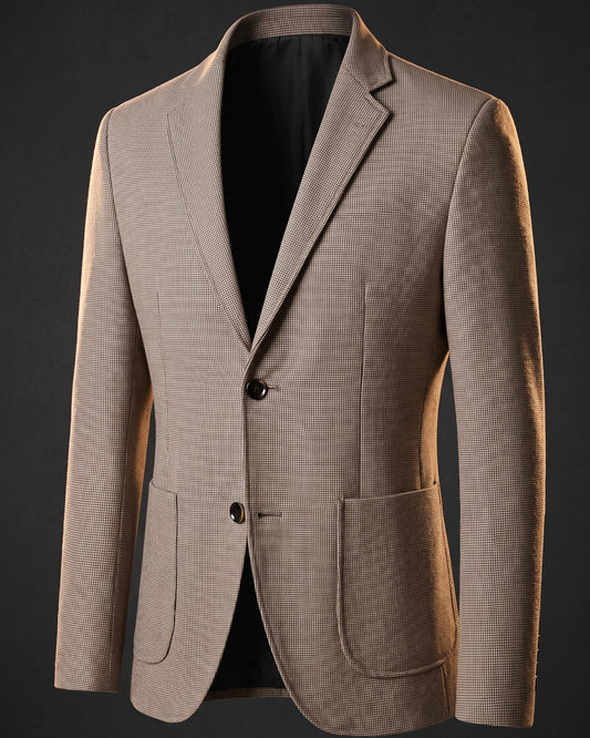 Ricardo Micro-Houndstooth Blazer