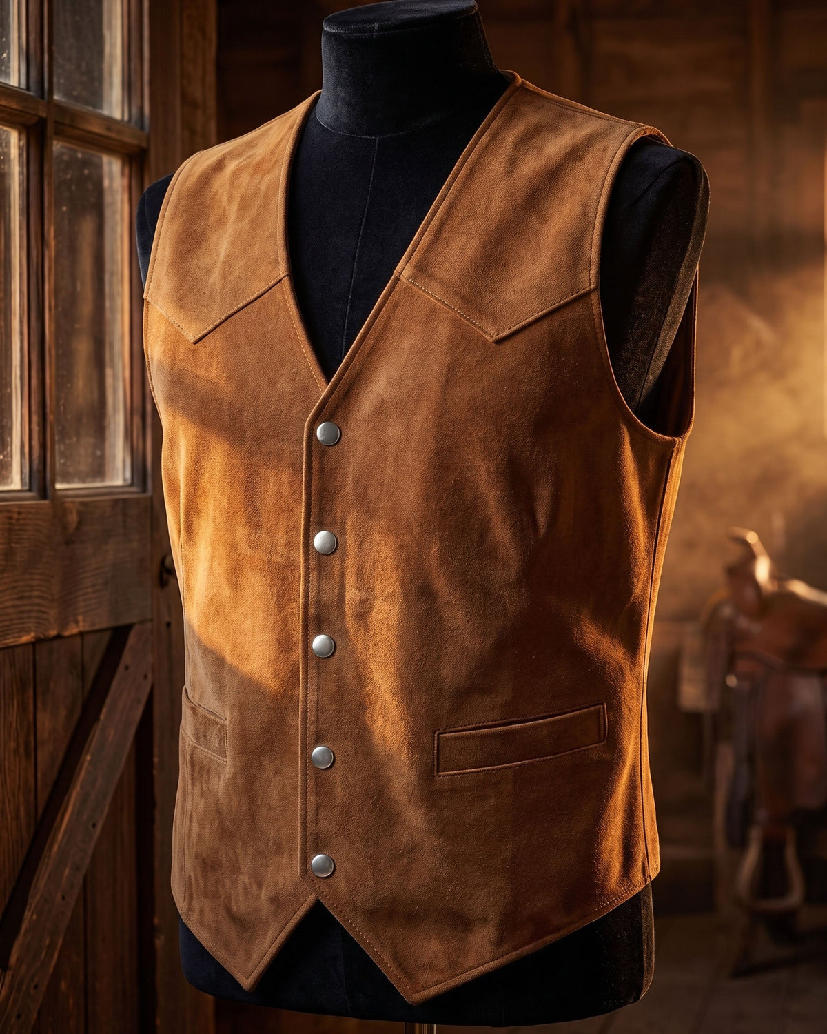 Federico Suede Vest