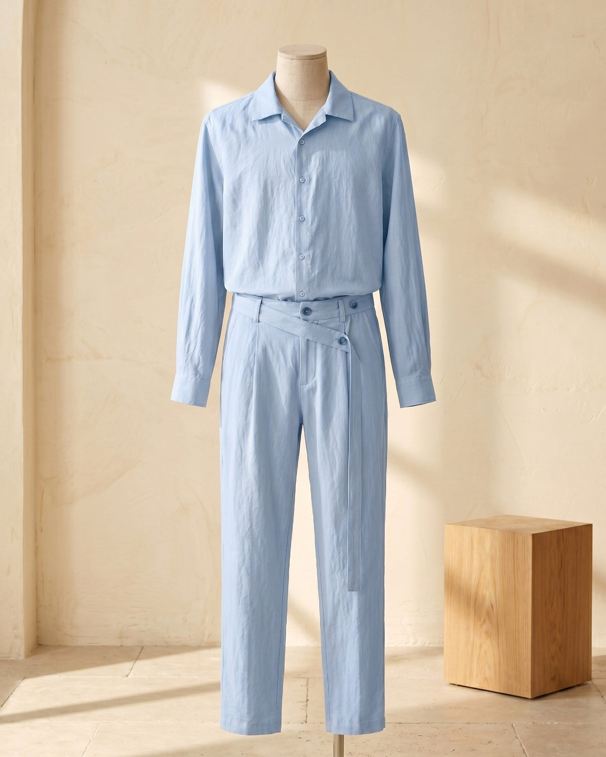 Armando Linen Shirt and Trouser Set