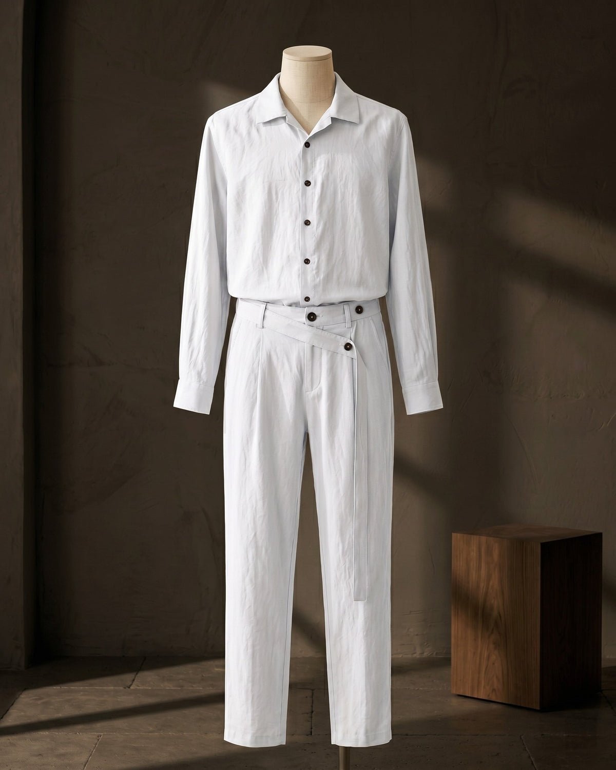 Armando Linen Shirt and Trouser Set