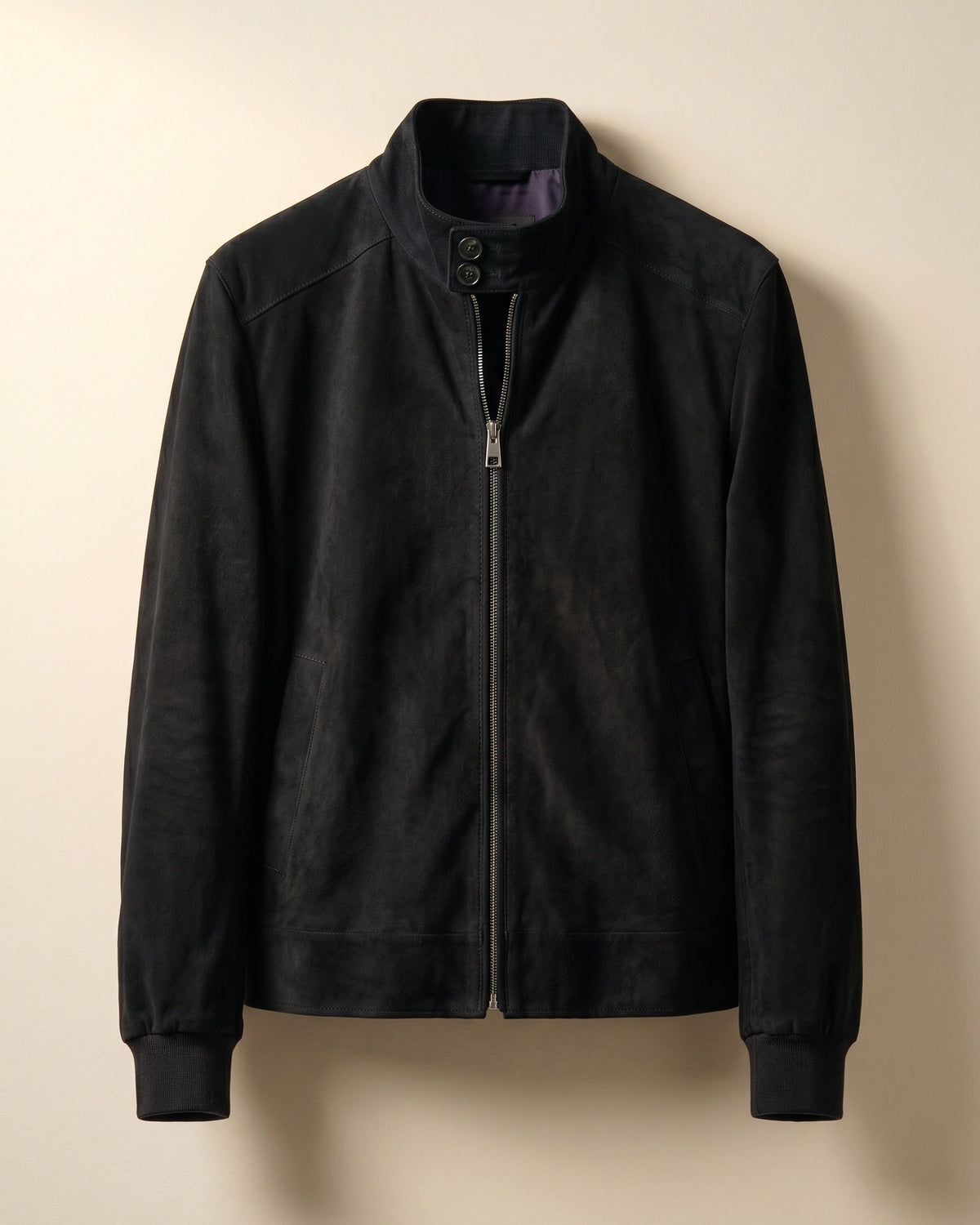 Carlo Suede Bomber Jacket