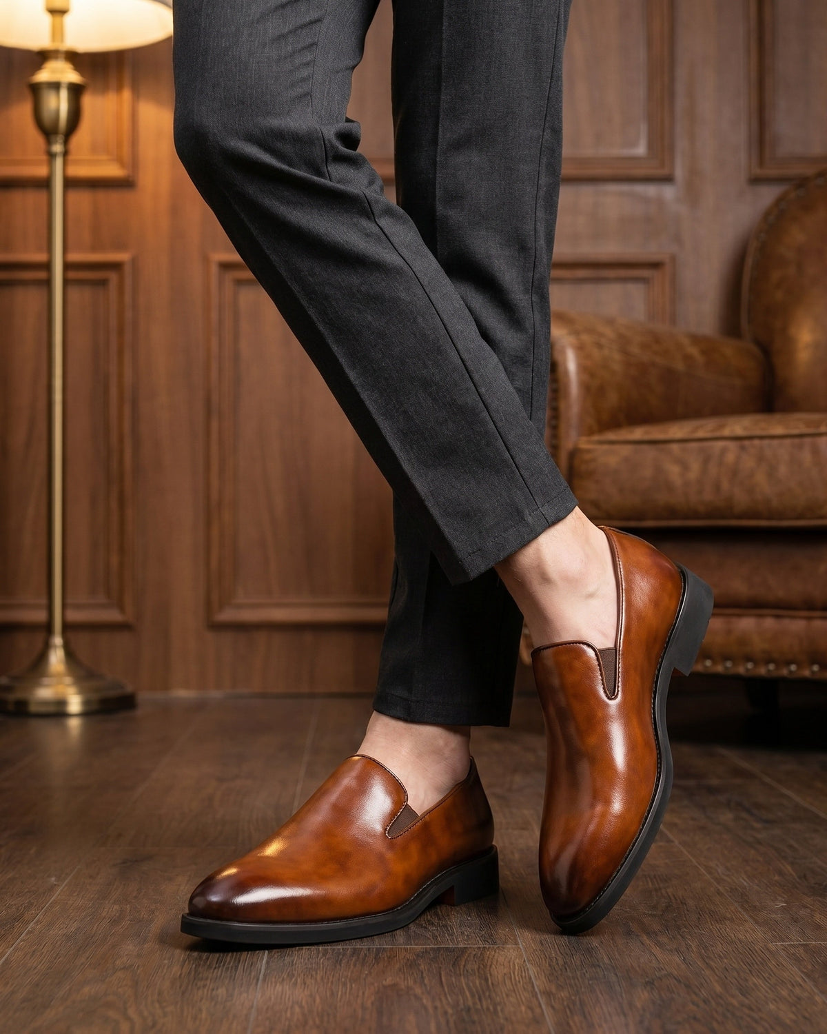 Giuseppe Leather Slip-On Loafer