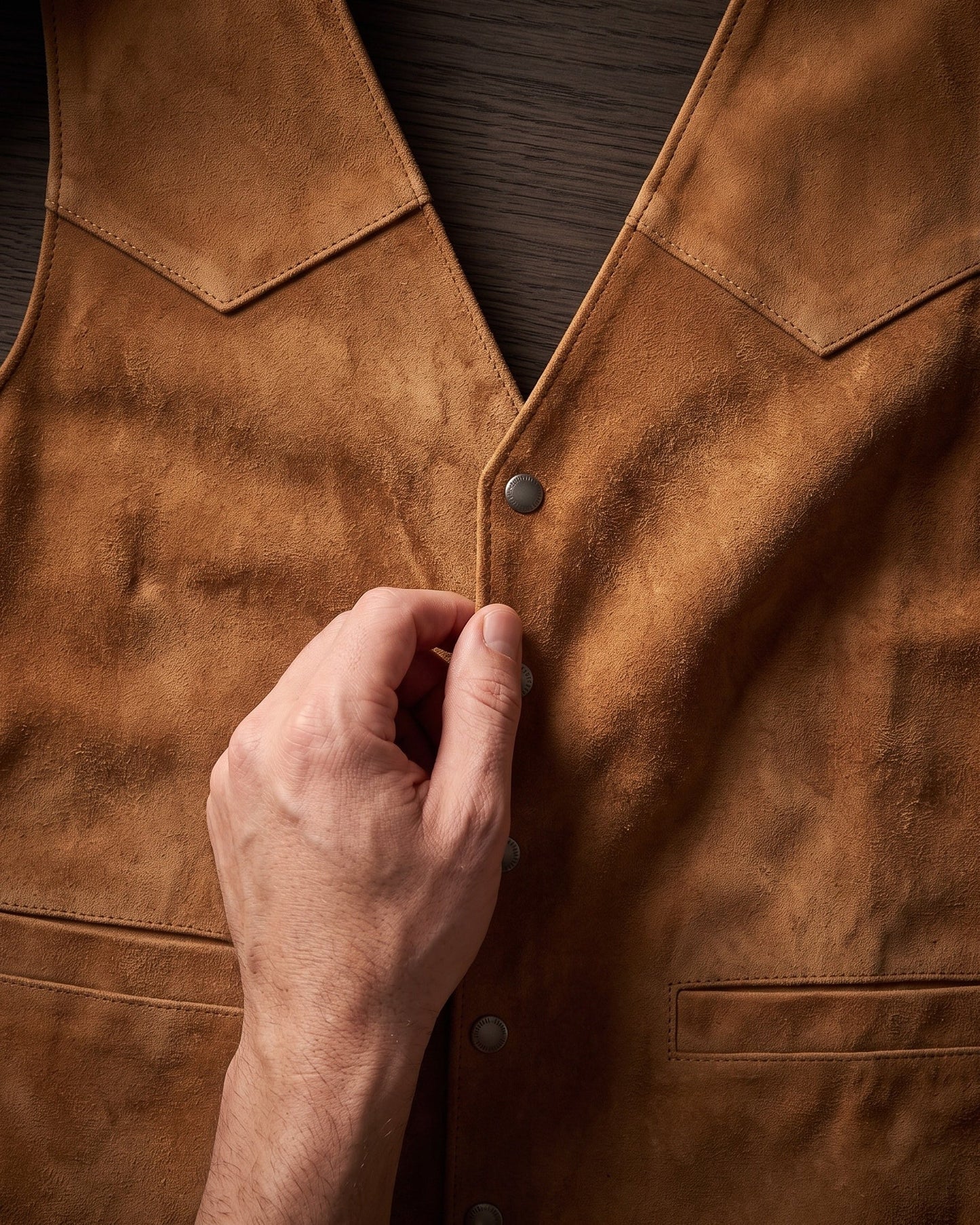 Federico Suede Vest